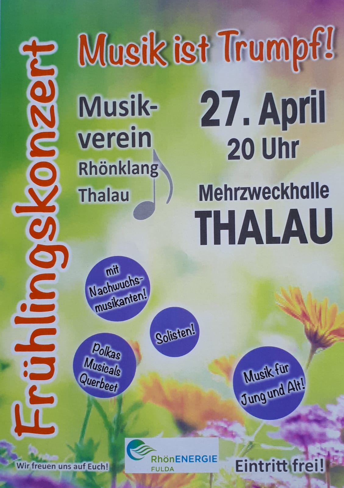 Rhönklang Thalau Frühlingskonzert 2019